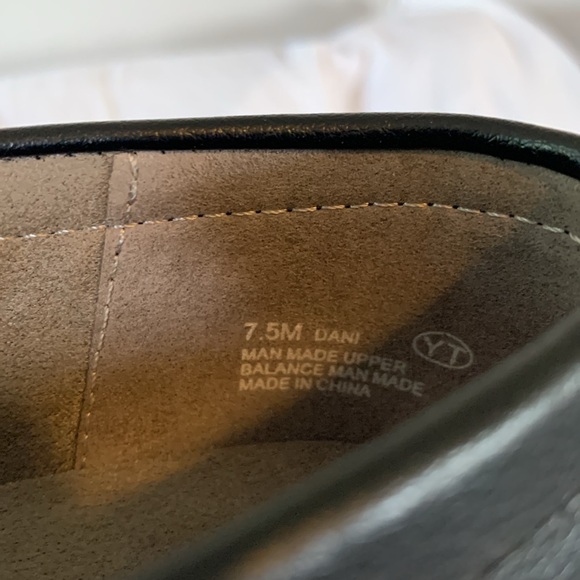 Aerosoles Black Faux Leather Loafers - Picture 5 of 5